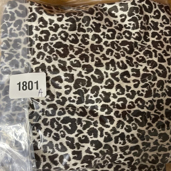 Talbots Sz 16P Petite Animal Leopard Print Button Up Blouse Wrinkle Resistant - Picture 10 of 10